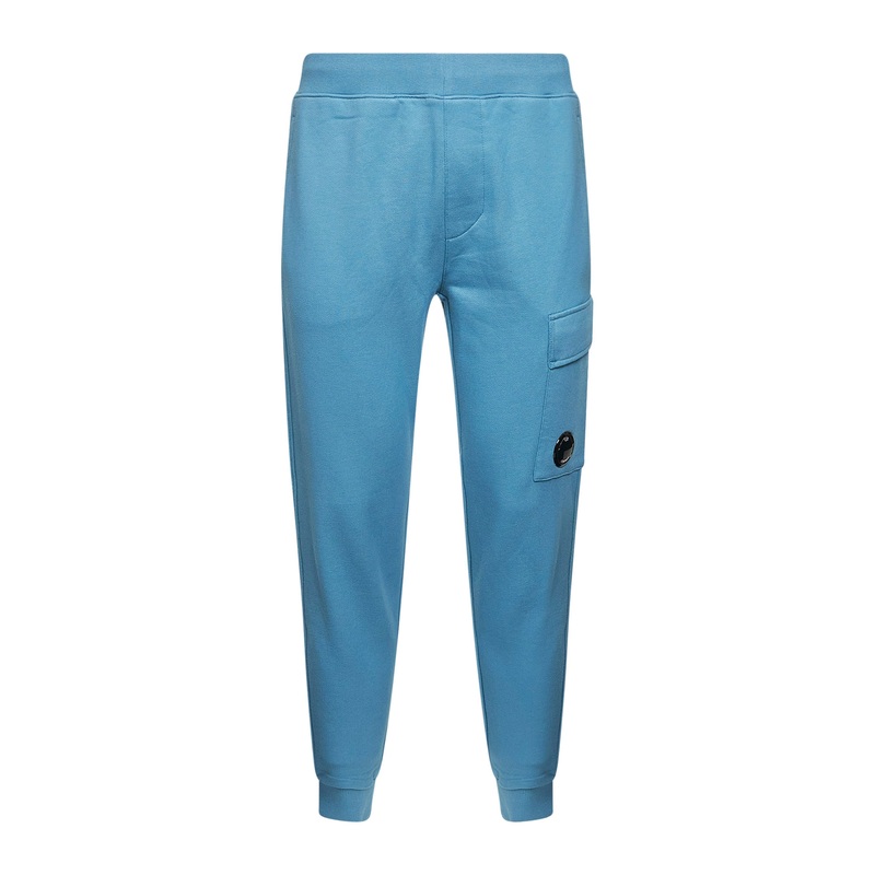 Light blue Diagonal Raised Fleece Lens sweatpants