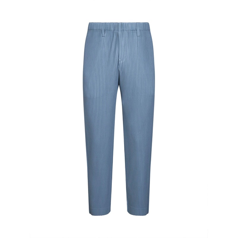 Slate blue TAILORED PLEATS 1 trousers