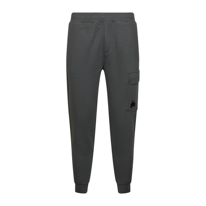 Green Diagonal Raised Fleece Lens sweatpants