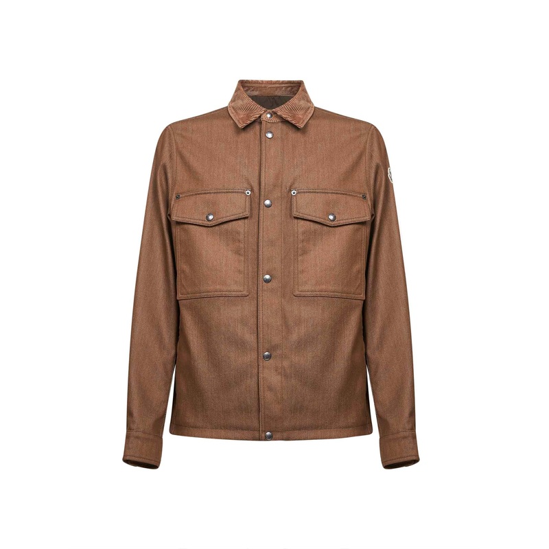 Brown denim shirt jacket|S|M|L|XL