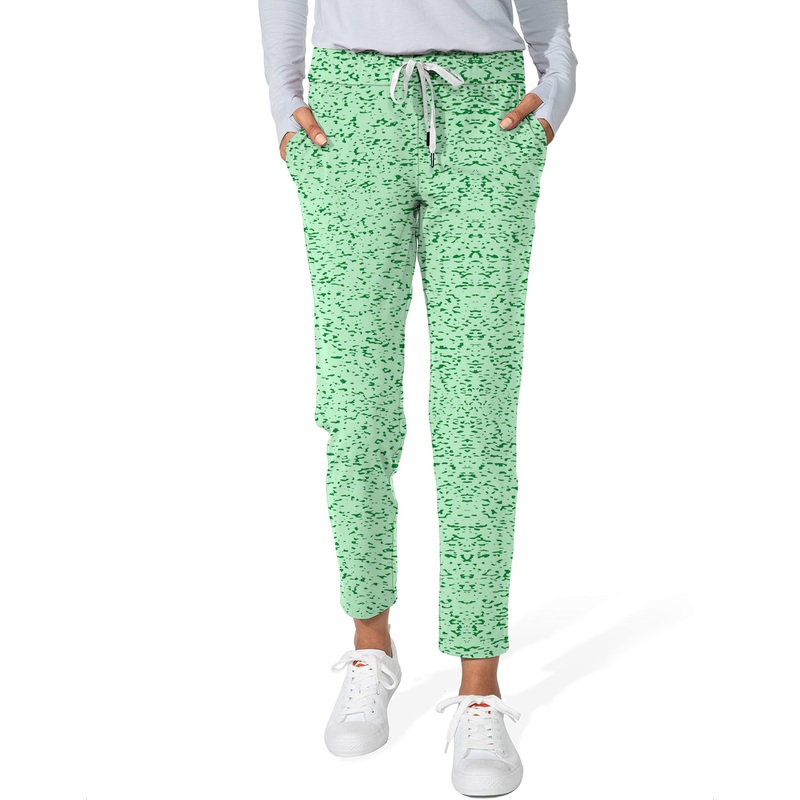 Graffiti Greens-Women’s 7/8 Stretch Ankle Golf Pants