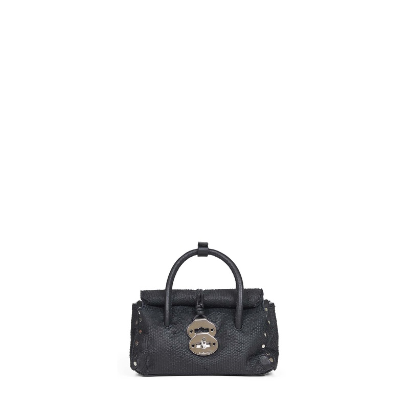 Black Dotta Baby handbag|PZ