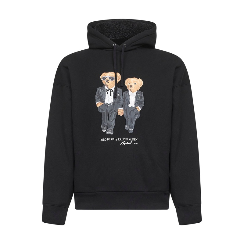 Black Ralph & Ricky Tuxedo Polo Bear hoodie