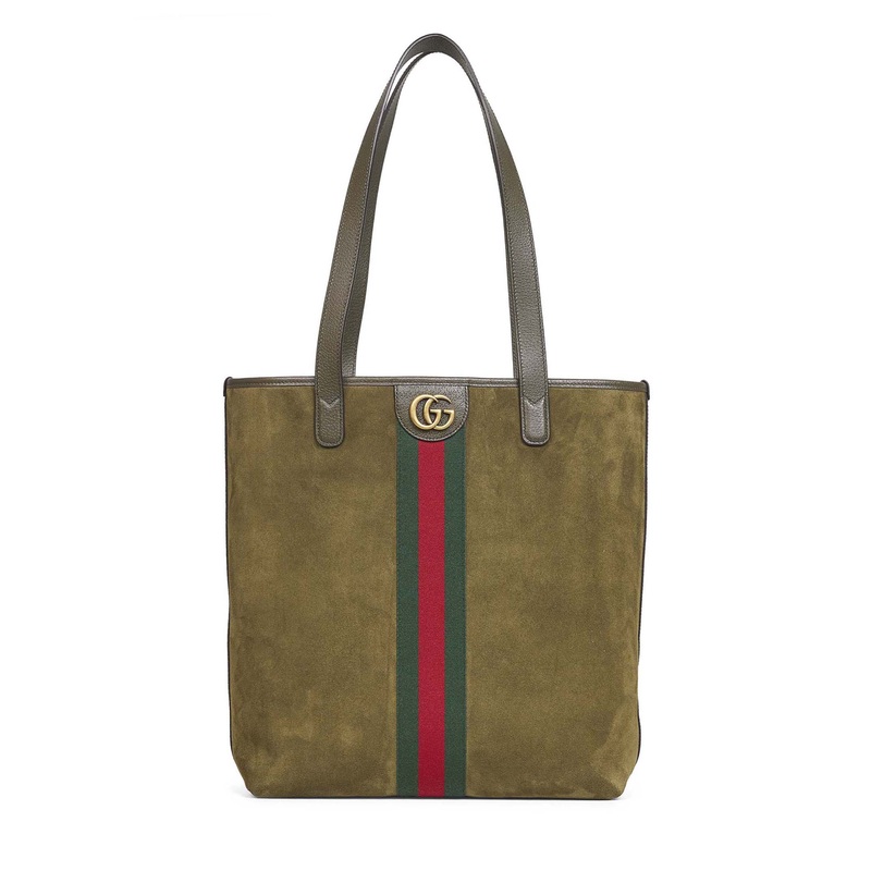 Green Ophidia medium shopping bag