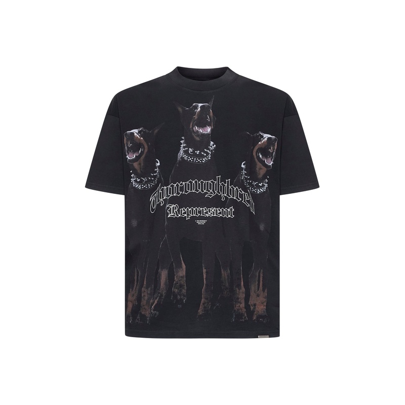 Black ‘Thoroughbred’ T-shirt|S|M|L|XL|XXL