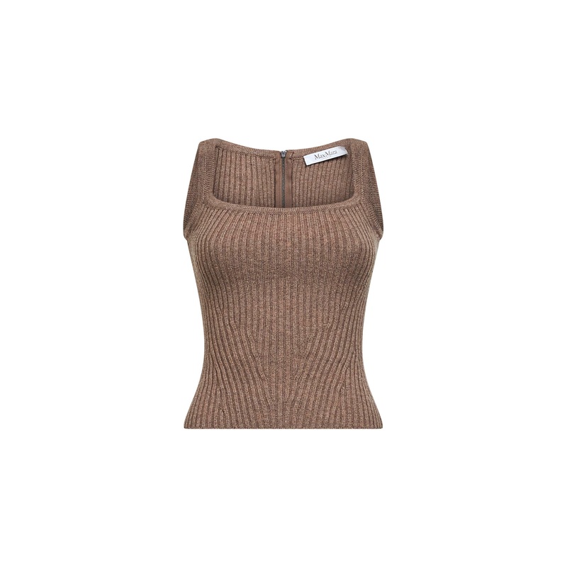 Brown moulin knit ARETUSA1234 top