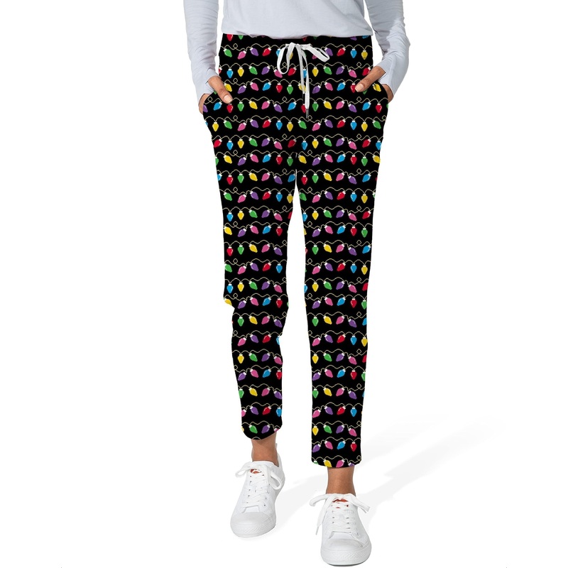 Christmas Lights Women’s 7/8 Stretch Ankle Golf Pants