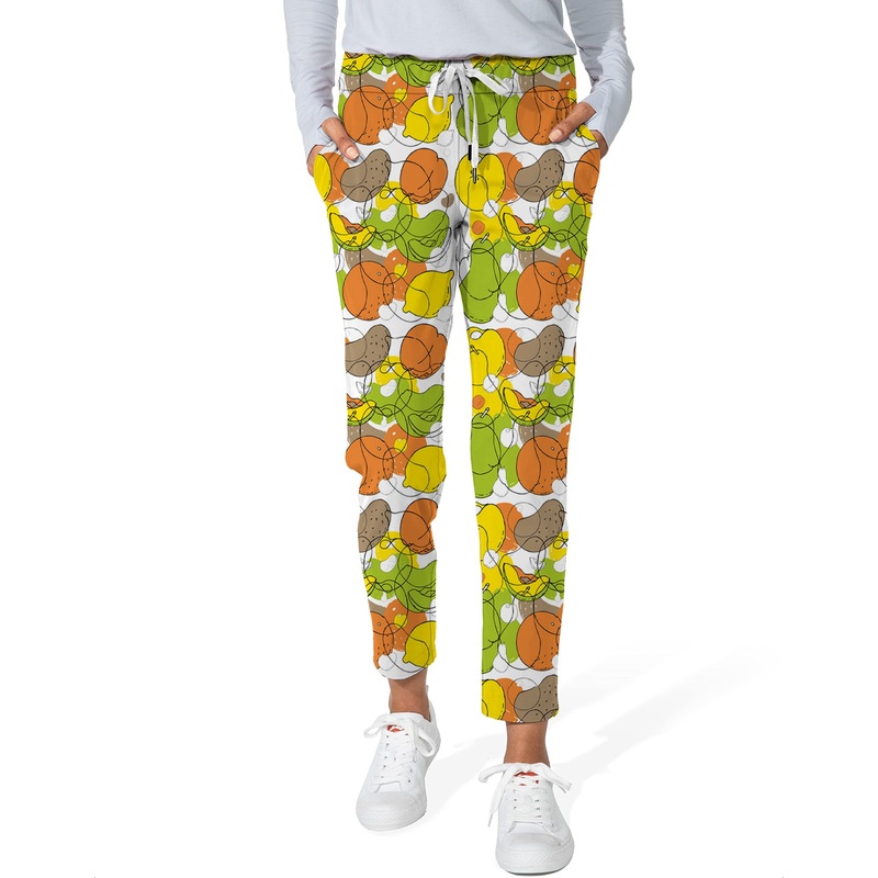 colorfull fruit Women’s 7/8 Stretch Ankle Golf Pants