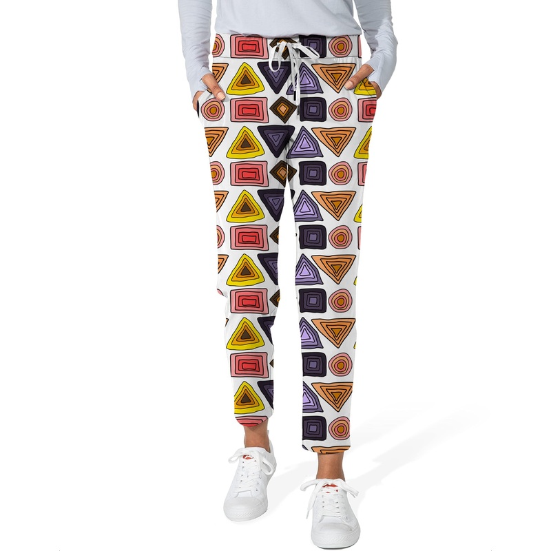 colorfull triangle tribal Women’s 7/8 Stretch Ankle Golf Pants