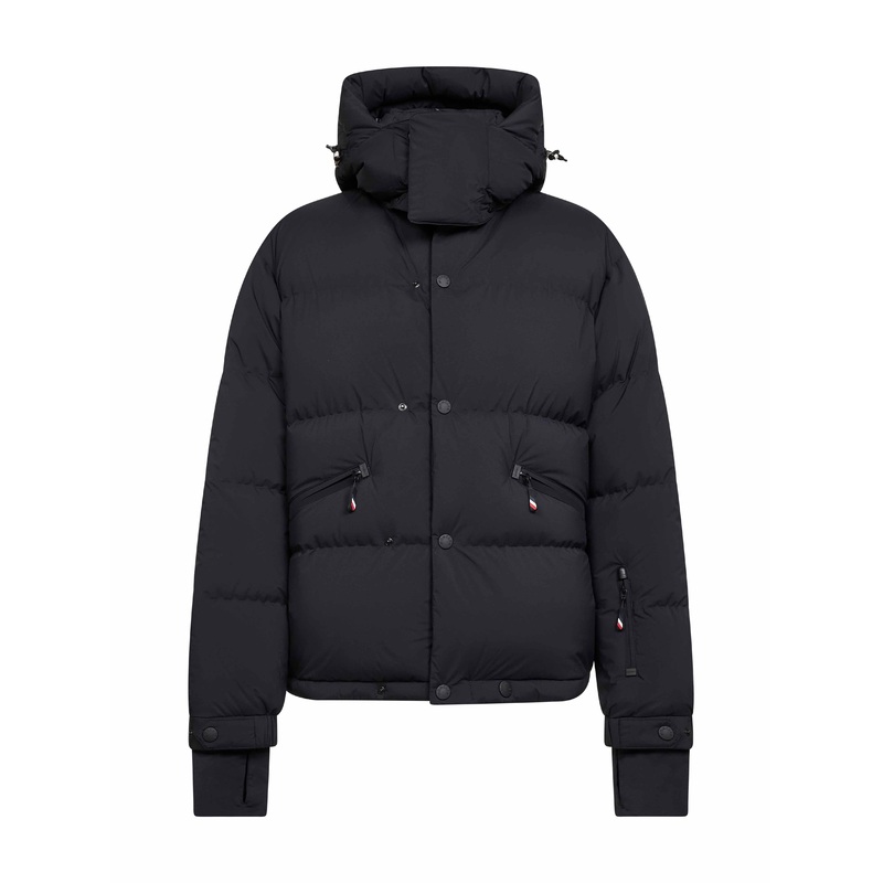 Black Coraia hooded ski jacket