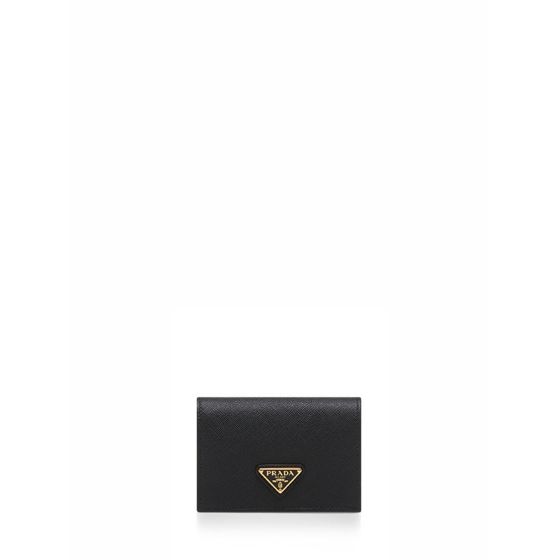 Black Saffiano small wallet|PZ