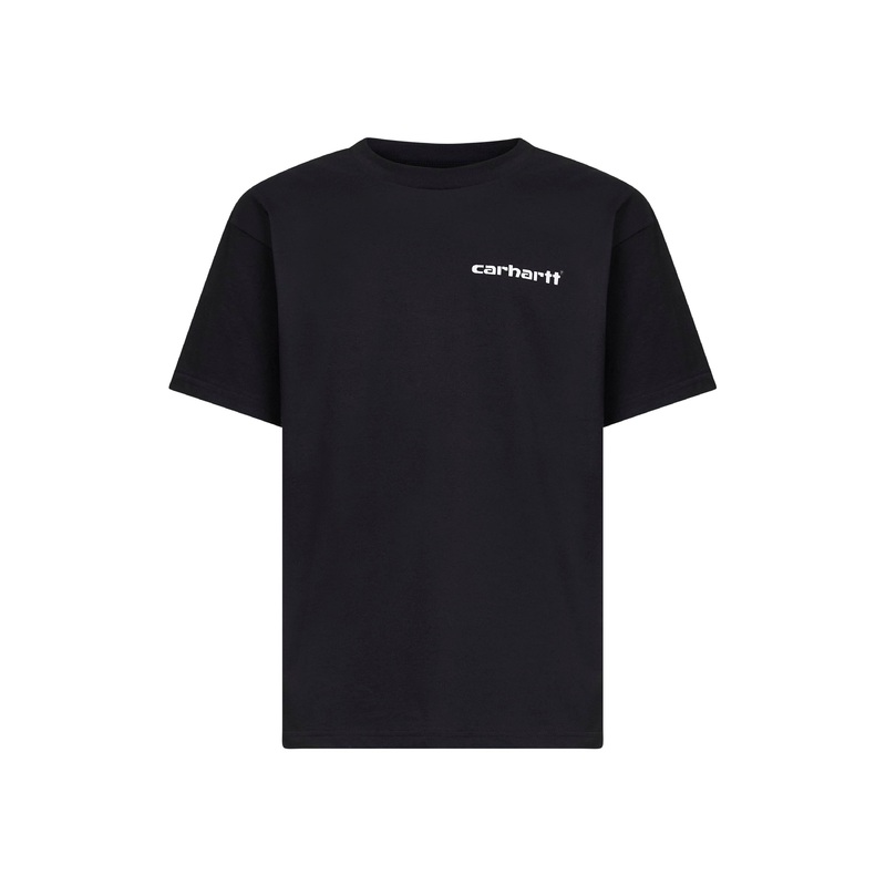 Black S/S Archive Script T-shirt