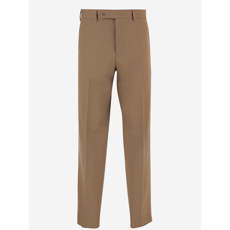 Brown Wool Trousers|Brown|48|50|46
