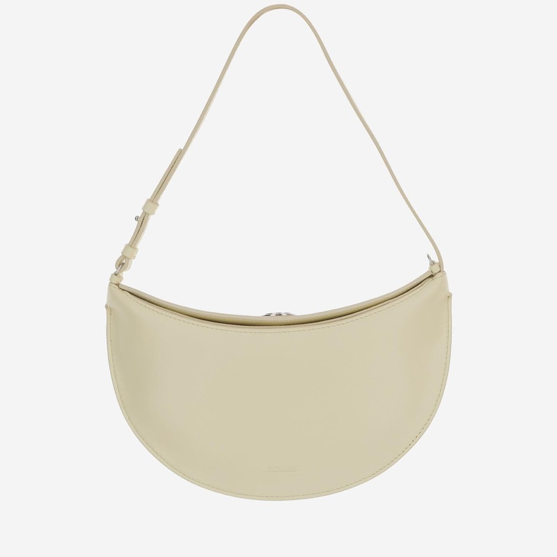 Calfskin Shoulder Bag in Beige