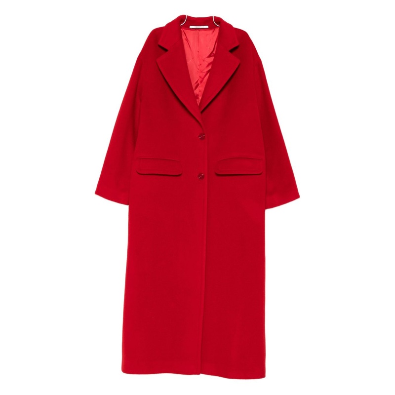 CARINE SINGLE-BREASTED WOOL COAT