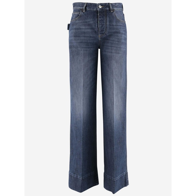 High Waist Denim Jeans|Navy|36|40|38