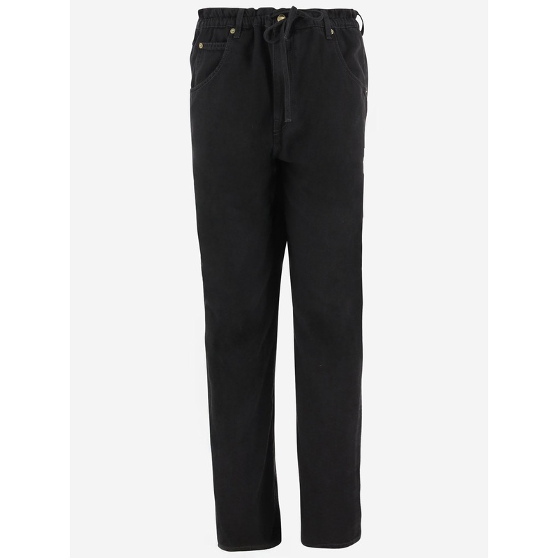 Iris Cotton and Lyocell Drawstring Trousers