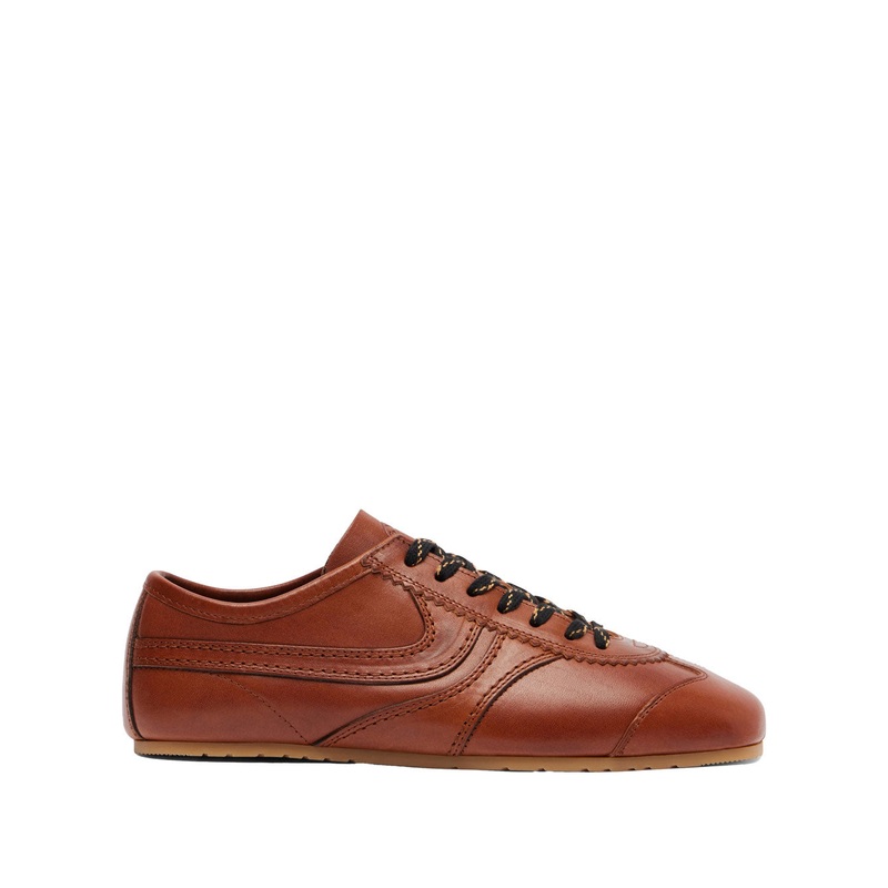 LEATHER SNEAKERS|BROWN|36|37|38|39|40