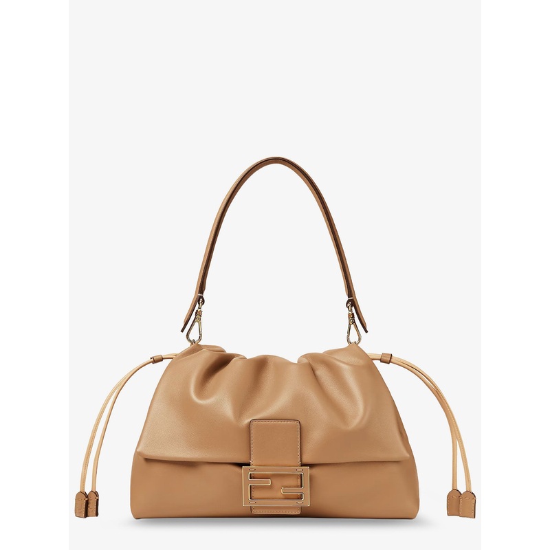 Mamma Baguette Large Leather Shoulder Bag