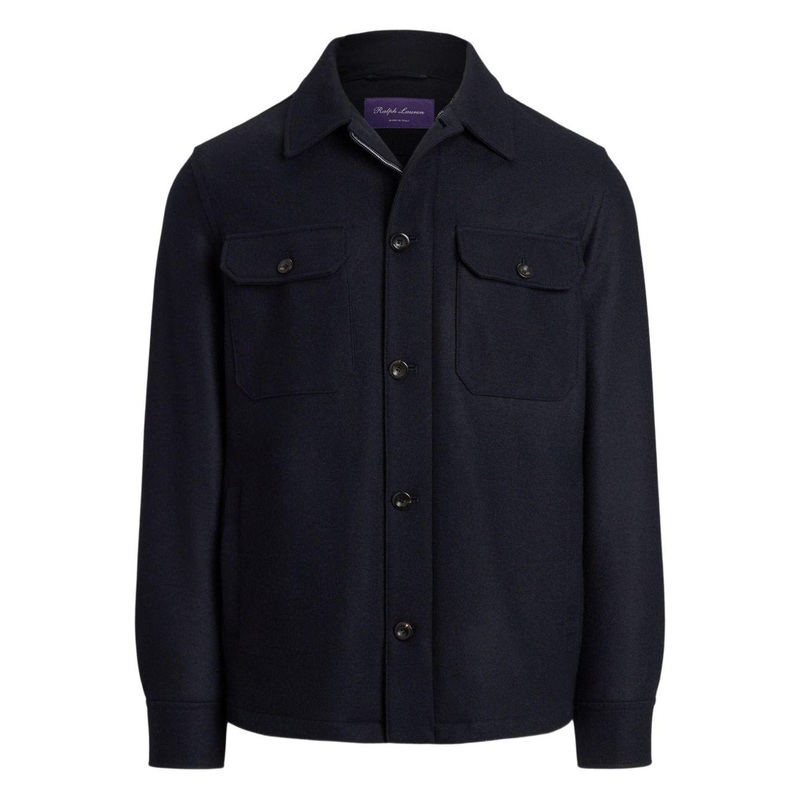 Felton Cashmere Jacket|Navy Blue|M