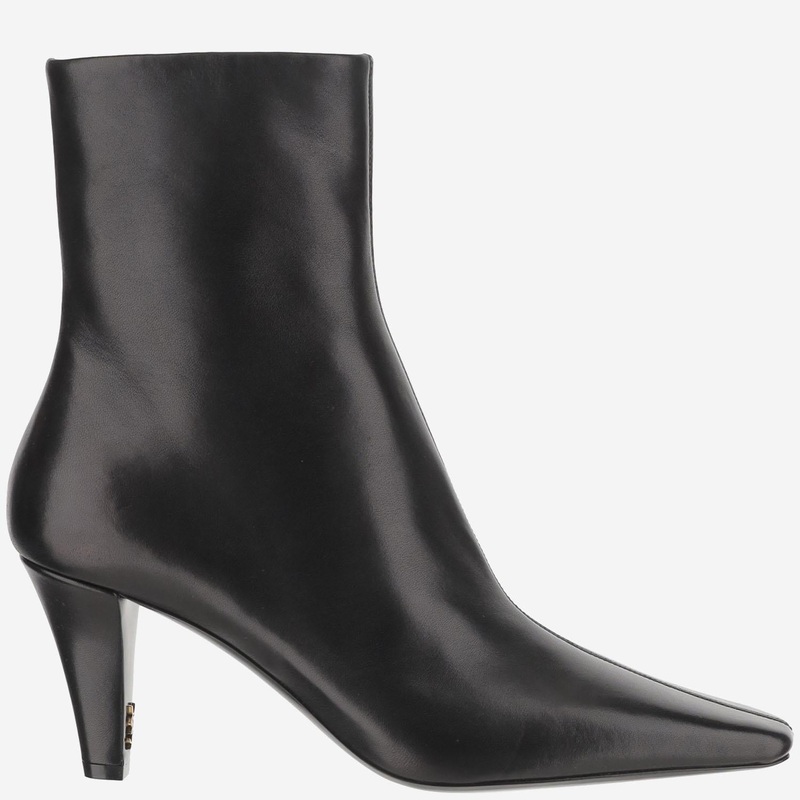 Jill Smooth Leather Ankle Boots