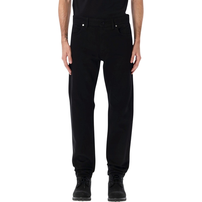 STONE ISLAND BLACK COTTON JEANS