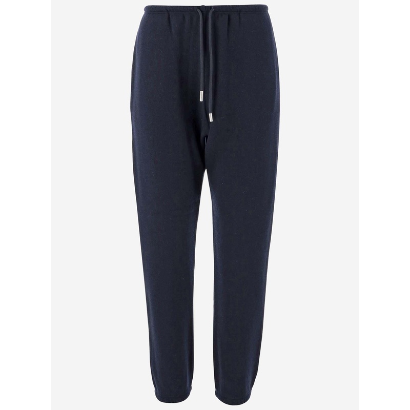 Teo Cashmere-Blend Pants|Navy|S