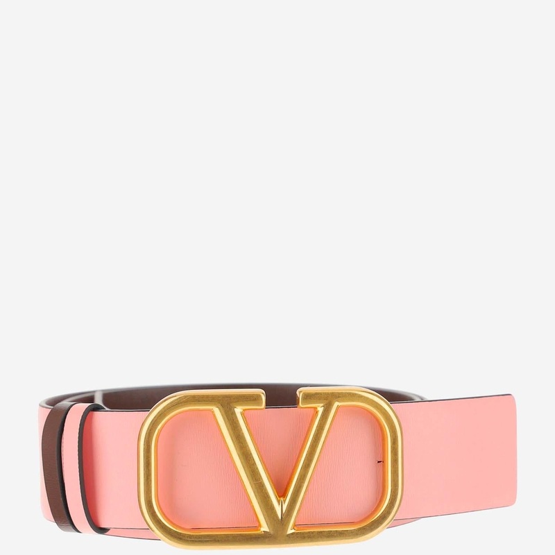 VLogo Signature Reversible Calfskin Belt
