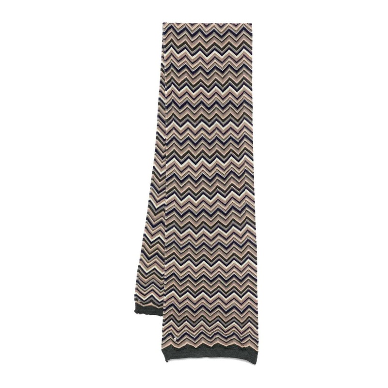 ZIG-ZAG WOOL SCARF|MULTICOLOUR|UNICA