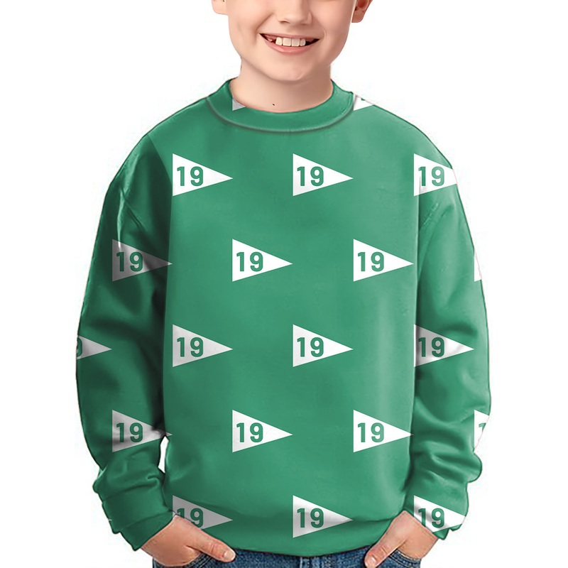 19th hole-38 Crewneck Pullover Kids Ugly Sweater