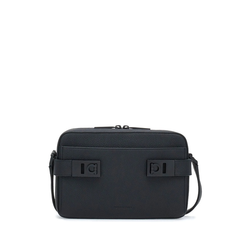 Pebbled Calf Leather Luggage Bag