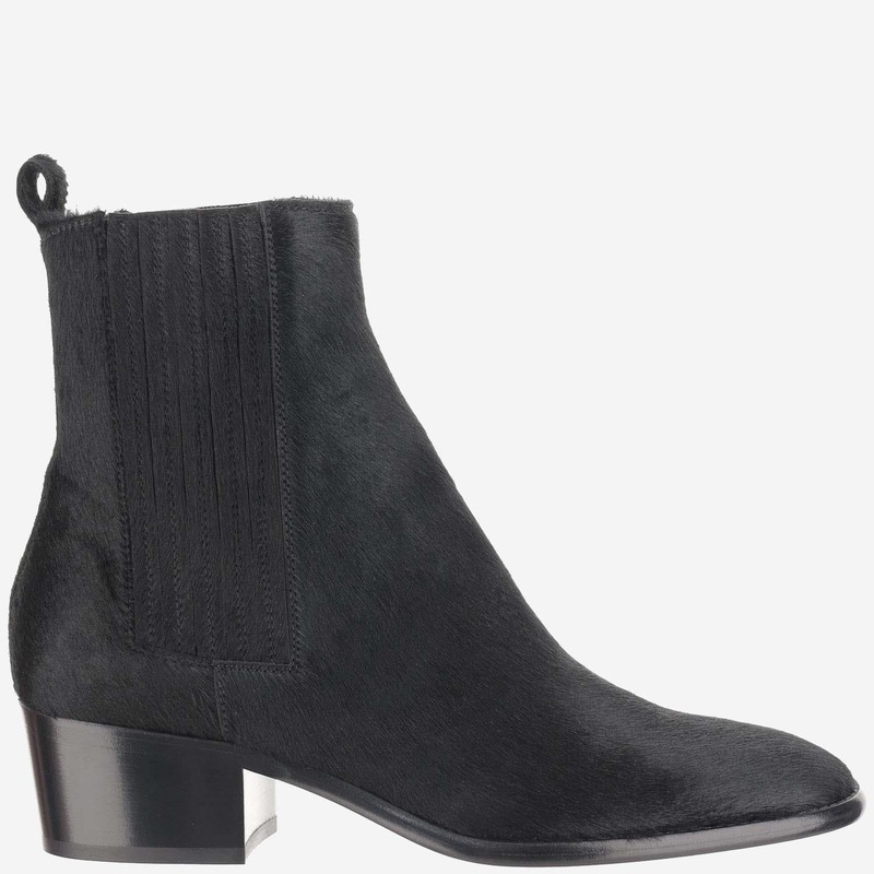Suede Ankle Boots|Black|38.5|37