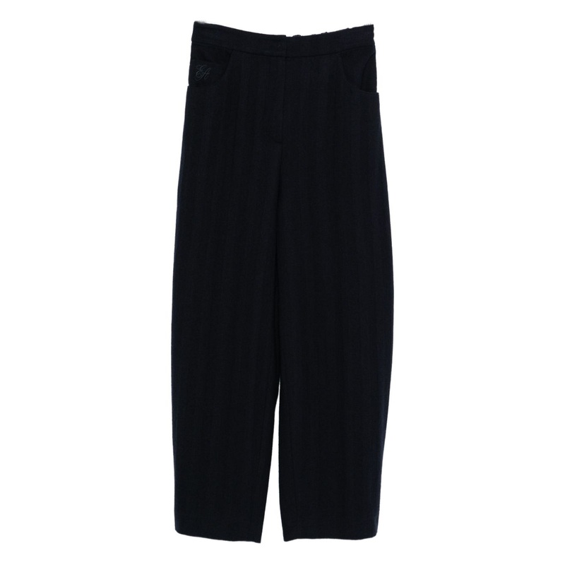 WOOL TROUSERS|BLUE|42|44|40