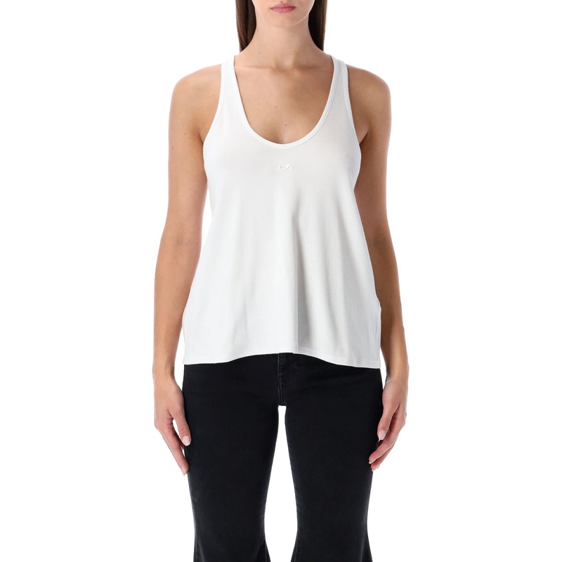 DIESEL WHITE ORGANIC COTTON TANK TOP