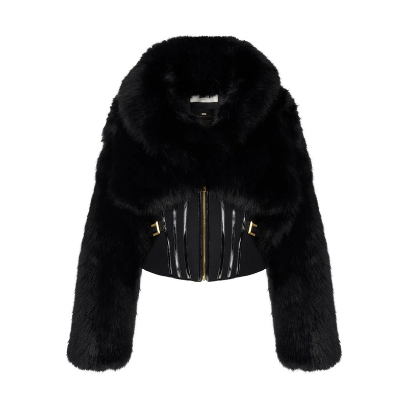 Elisabetta Franchi Outerwear|Black|42