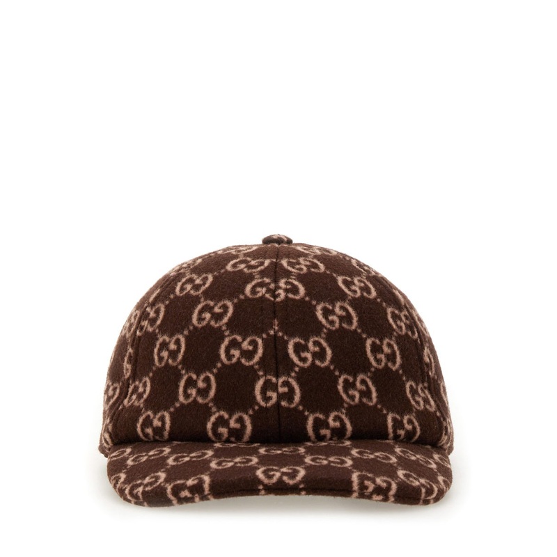 GG WOOL BASEBALL HAT|BROWN|XS|M
