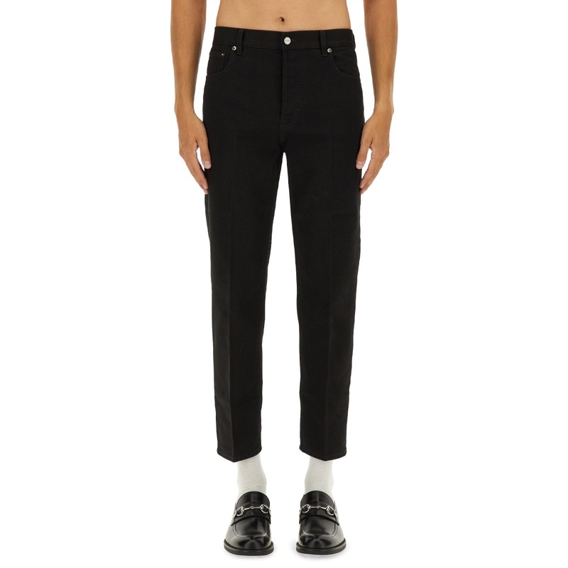 SLIM FIT PANTS|BLACK|33|34|30|31