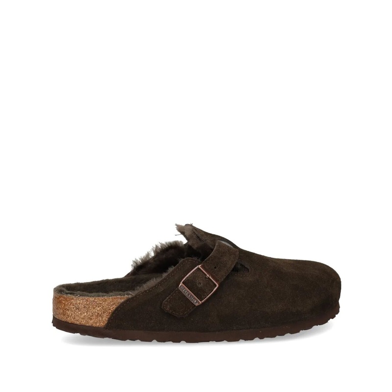 BOSTON SHEARLING SUEDE LEATHER SLIPPERS