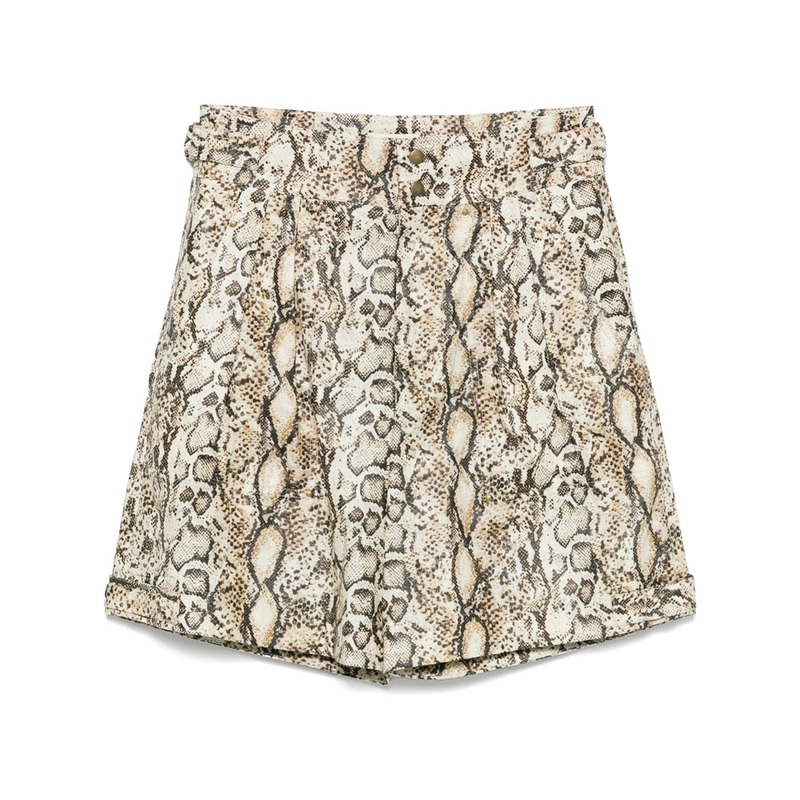 Isabel Marant Snake Print Shorts