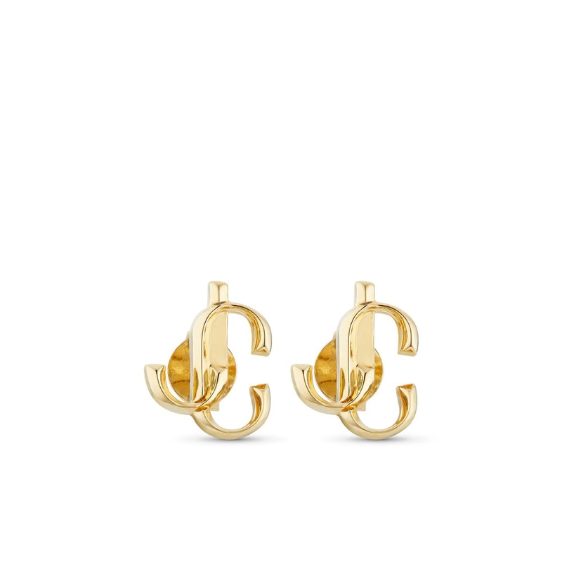 Jimmy Choo Gold-Tone Earrings|Gold|One Size