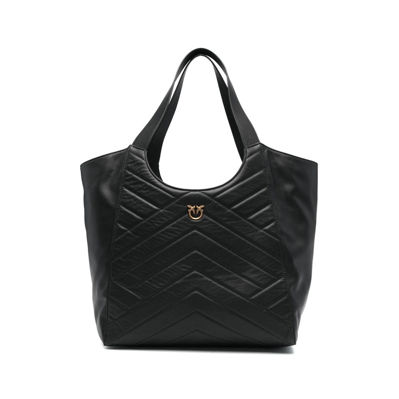 Pinko Black Tote Bag|Black|One Size