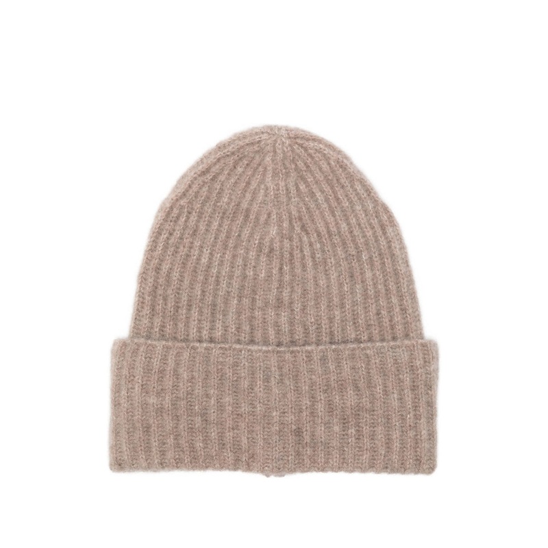 Roberto Collina Ribbed Hat|Beige|One Size