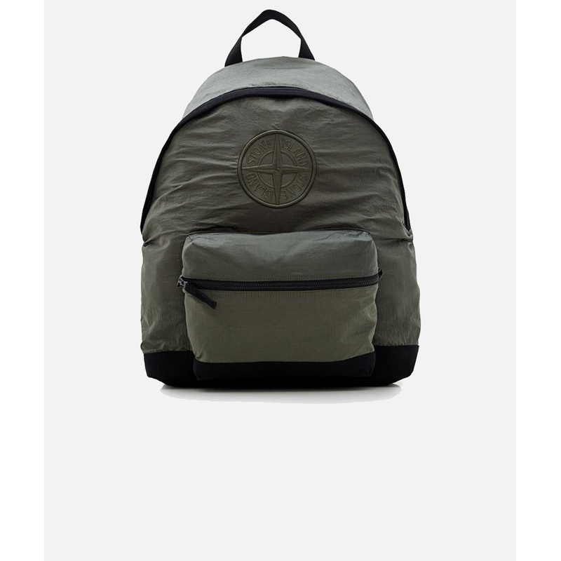 STONE ISLAND Nylon backpack with embroidered logo