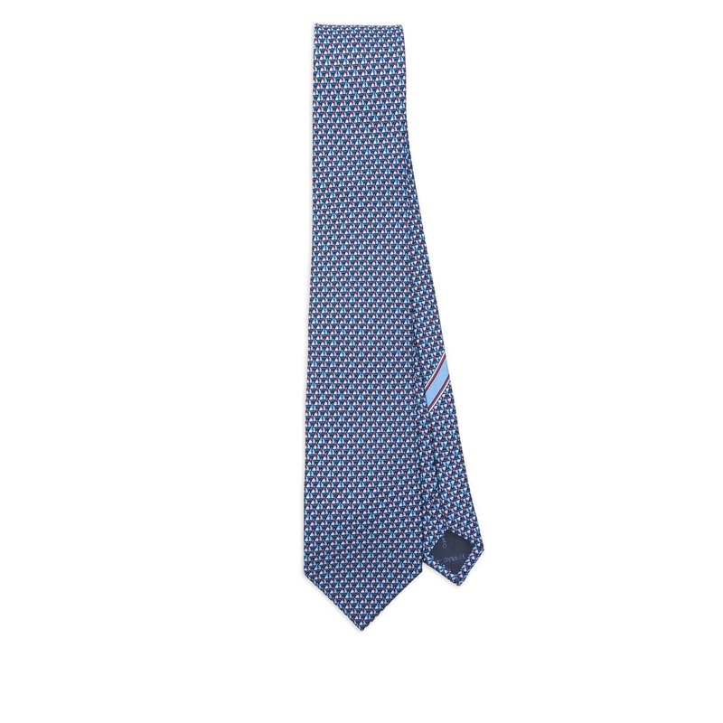 Ferragamo Sailboat Pattern Tie