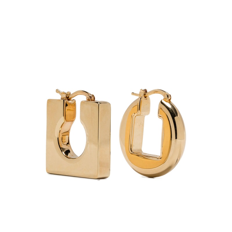 Jacquemus Gold-Plated Hoop Earrings