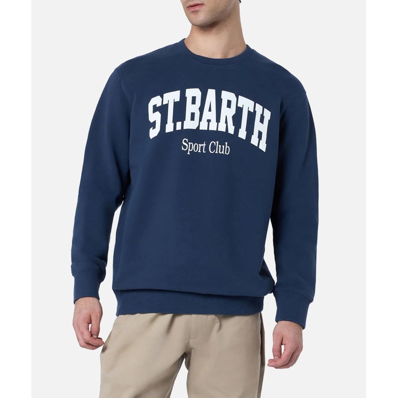 MC2 SAINT BARTH UOMO Soho St Barth sport navy blue men’s sweatshirt