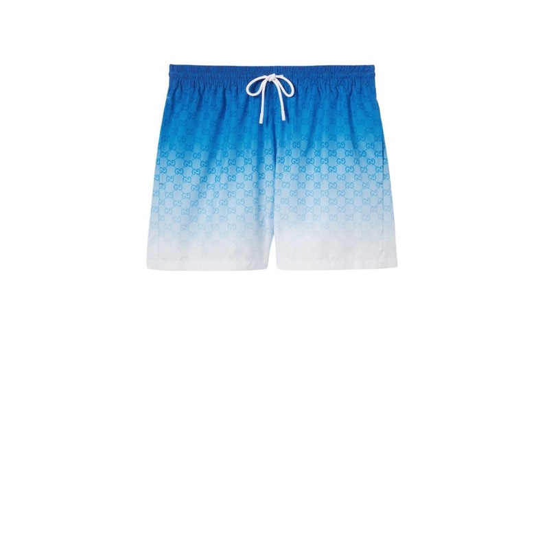 PRINTED POLYESTER SWIMMING SHORTS