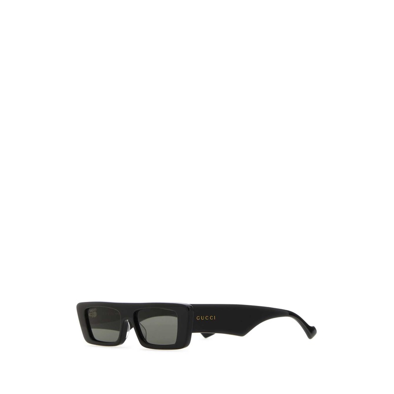 BLACK ACETATE SUNGLASSES|BLACK|TU