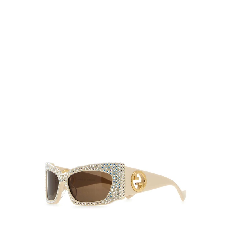 EMBELLISHED ACETATE SUNGLASSES