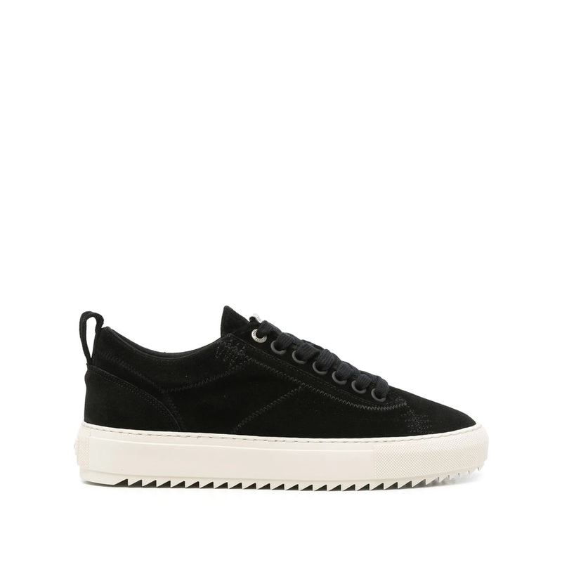 Represent Black Lace-Up Trainers